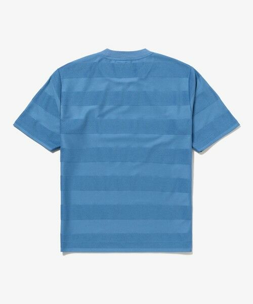 LACOSTE / ラコステ Tシャツ | オーバーサイズ パイル地切り替え同色ボーダーTシャツ | 詳細15