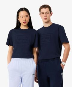LACOSTE / ラコステ Tシャツ | エンボスパリロゴ クルーネックTシャツ