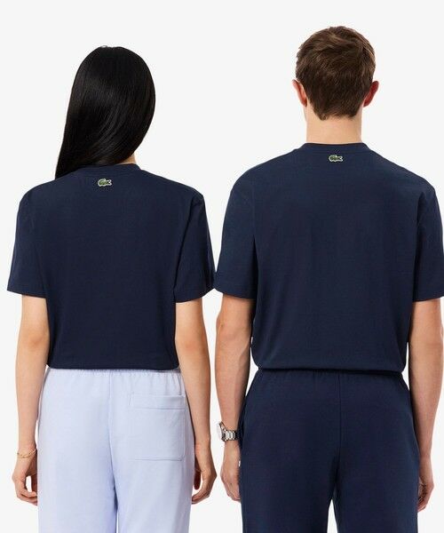 LACOSTE / ラコステ Tシャツ | エンボスパリロゴ クルーネックTシャツ | 詳細2