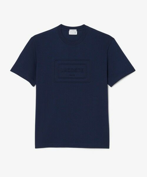 LACOSTE / ラコステ Tシャツ | エンボスパリロゴ クルーネックTシャツ | 詳細3