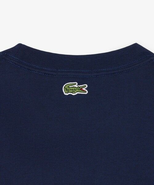 LACOSTE / ラコステ Tシャツ | エンボスパリロゴ クルーネックTシャツ | 詳細5