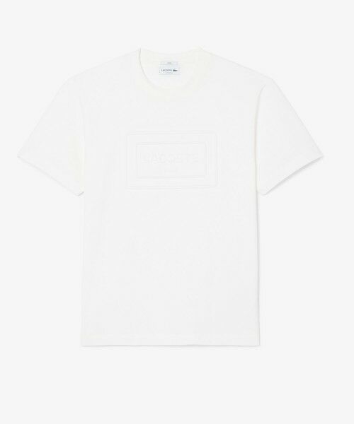 LACOSTE / ラコステ Tシャツ | エンボスパリロゴ クルーネックTシャツ | 詳細10
