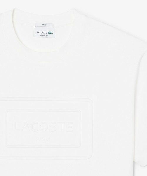 LACOSTE / ラコステ Tシャツ | エンボスパリロゴ クルーネックTシャツ | 詳細11