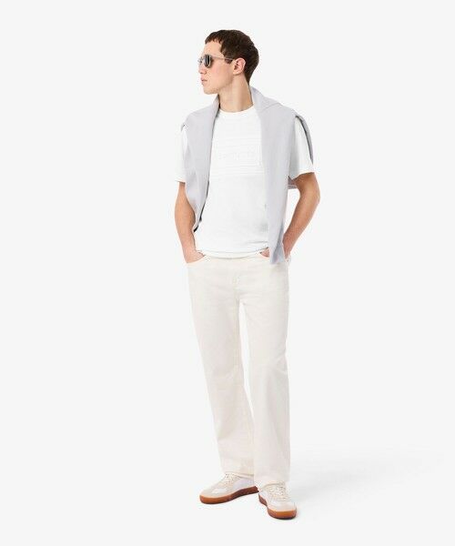 LACOSTE / ラコステ Tシャツ | エンボスパリロゴ クルーネックTシャツ | 詳細14