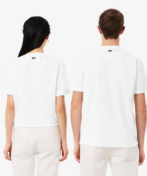 LACOSTE / ラコステ Tシャツ | エンボスパリロゴ クルーネックTシャツ | 詳細9