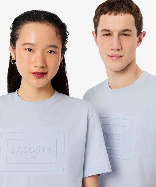 LACOSTE / ラコステ Tシャツ | エンボスパリロゴ クルーネックTシャツ | 詳細15
