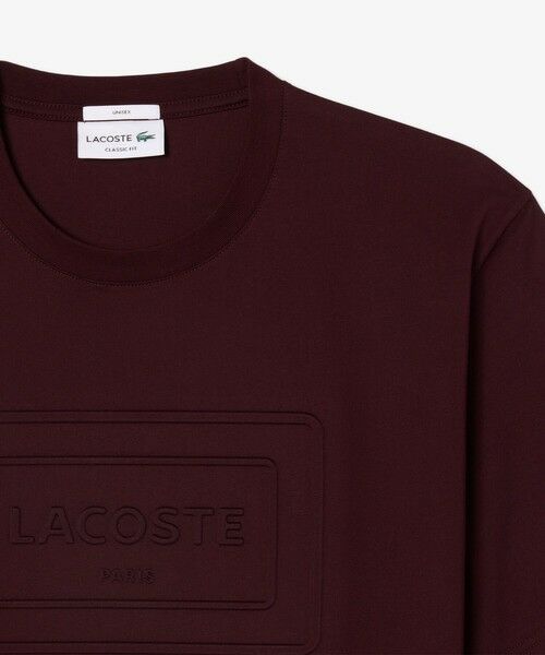 LACOSTE / ラコステ Tシャツ | エンボスパリロゴ クルーネックTシャツ | 詳細18
