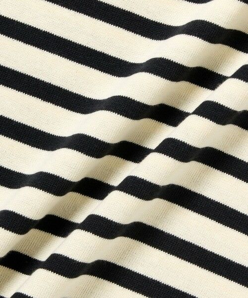 LACOSTE / ラコステ Tシャツ | スクエアネックボーダー長袖Tシャツ | 詳細4