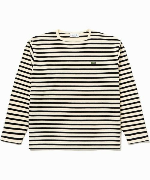 LACOSTE / ラコステ Tシャツ | スクエアネックボーダー長袖Tシャツ | 詳細6