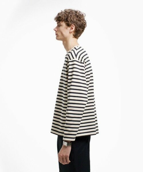 LACOSTE / ラコステ Tシャツ | スクエアネックボーダー長袖Tシャツ | 詳細7