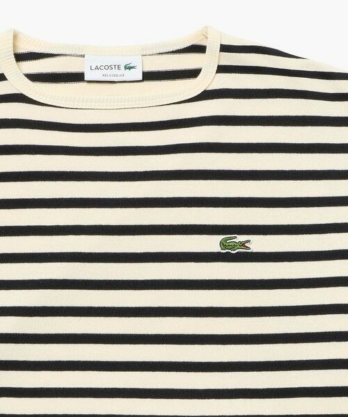 LACOSTE / ラコステ Tシャツ | スクエアネックボーダー長袖Tシャツ | 詳細10