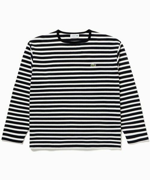 LACOSTE / ラコステ Tシャツ | スクエアネックボーダー長袖Tシャツ | 詳細17