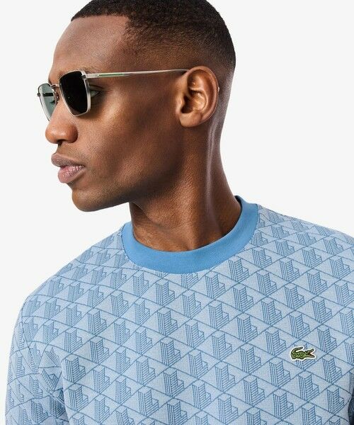 LACOSTE / ラコステ Tシャツ | モノグラムジャカードTシャツ | 詳細1