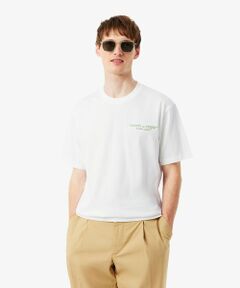 LACOSTE / ラコステ Tシャツ | ルネ・ラコステ シグネチャー&ラケットプリントTシャツ