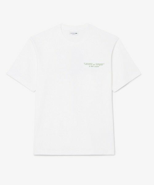 LACOSTE / ラコステ Tシャツ | ルネ・ラコステ シグネチャー&ラケットプリントTシャツ | 詳細3