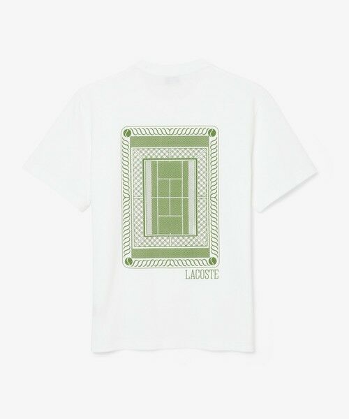 LACOSTE / ラコステ Tシャツ | コートグラフィックバックプリントTシャツ | 詳細1