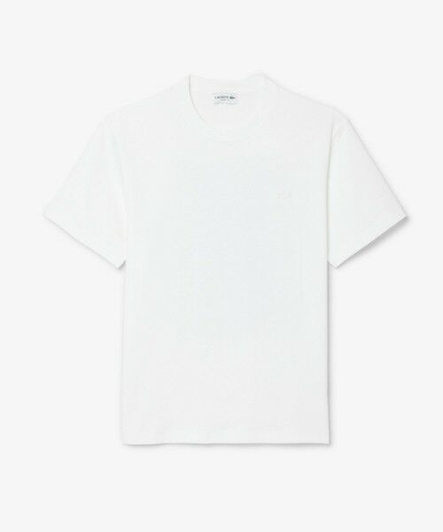 LACOSTE / ラコステ Tシャツ | コートグラフィックバックプリントTシャツ（ホワイト）