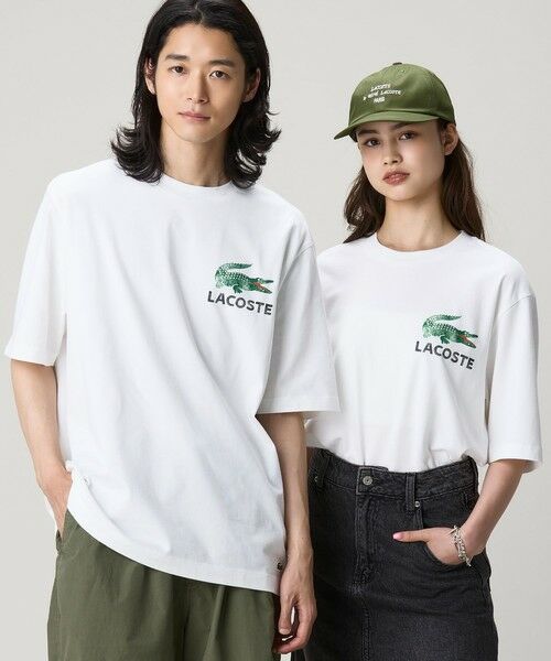 LACOSTE / ラコステ Tシャツ | ヴィンテージ ロゴプリント ルーズフィットTシャツ | 詳細5