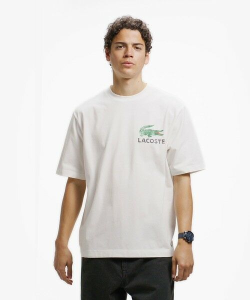 LACOSTE / ラコステ Tシャツ | ビンテージロゴ Tシャツ(オフホワイト)