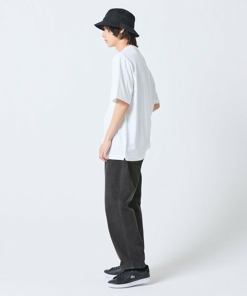 LACOSTE / ラコステ Tシャツ | 二層構造 消臭 速乾 UVカット ワンポイント アウトラインロゴクルーネック半袖Tシャツ | 詳細3