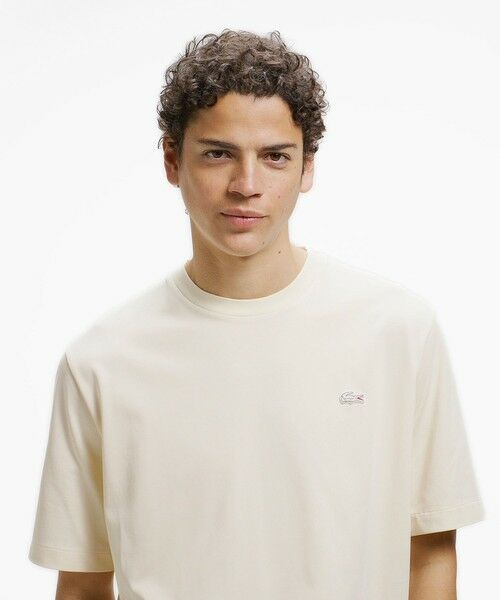 LACOSTE / ラコステ Tシャツ | 二層構造 消臭 速乾 UVカット ワンポイント アウトラインロゴクルーネック半袖Tシャツ | 詳細11