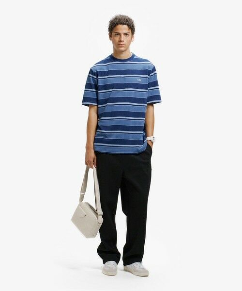 LACOSTE / ラコステ Tシャツ | インディゴボーダー Tシャツ | 詳細5