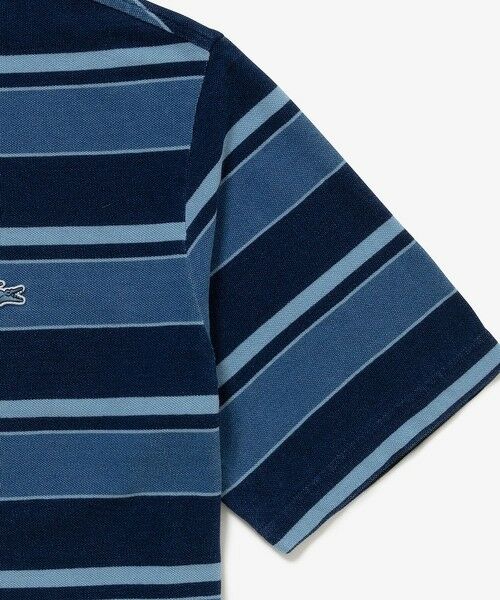 LACOSTE / ラコステ Tシャツ | インディゴボーダー Tシャツ | 詳細9