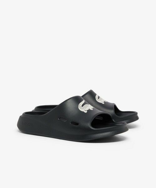 LACOSTE / ラコステ サンダル | メンズ MEDUZ SLIDE 126 2 CMA 軽量 厚底スライドサンダル（ブラック）