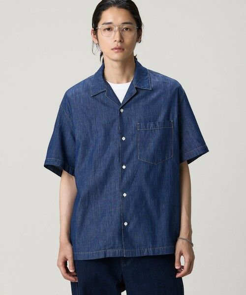 LACOSTE / ラコステ シャツ・ブラウス | オーバーサイズ オープンカラーデニムシャツ | 詳細3