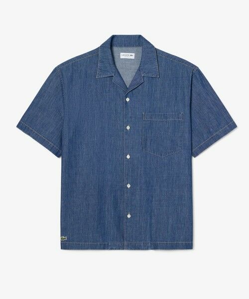 LACOSTE / ラコステ シャツ・ブラウス | オーバーサイズ オープンカラーデニムシャツ | 詳細8