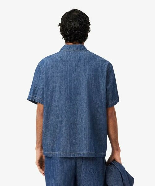 LACOSTE / ラコステ シャツ・ブラウス | オープンカラーデニムシャツ | 詳細3