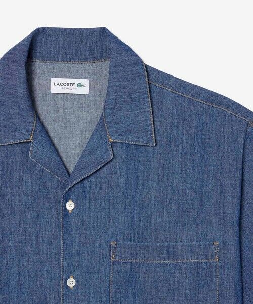 LACOSTE / ラコステ シャツ・ブラウス | オープンカラーデニムシャツ | 詳細5