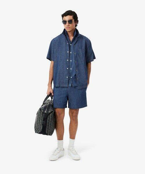 LACOSTE / ラコステ シャツ・ブラウス | オープンカラーデニムシャツ | 詳細7