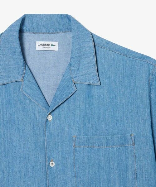 LACOSTE / ラコステ シャツ・ブラウス | オープンカラーデニムシャツ | 詳細12