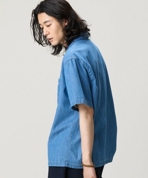 LACOSTE / ラコステ シャツ・ブラウス | オーバーサイズ オープンカラーデニムシャツ | 詳細14