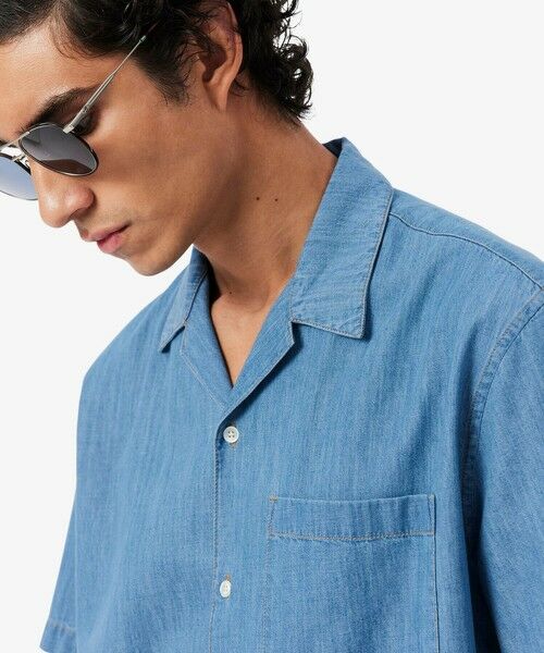 LACOSTE / ラコステ シャツ・ブラウス | オープンカラーデニムシャツ | 詳細9