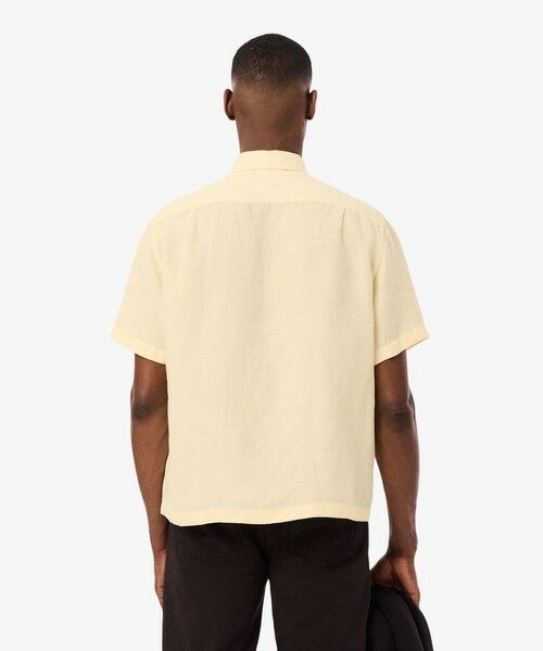 LACOSTE / ラコステ シャツ・ブラウス | リネンオープンカラーシャツ | 詳細3