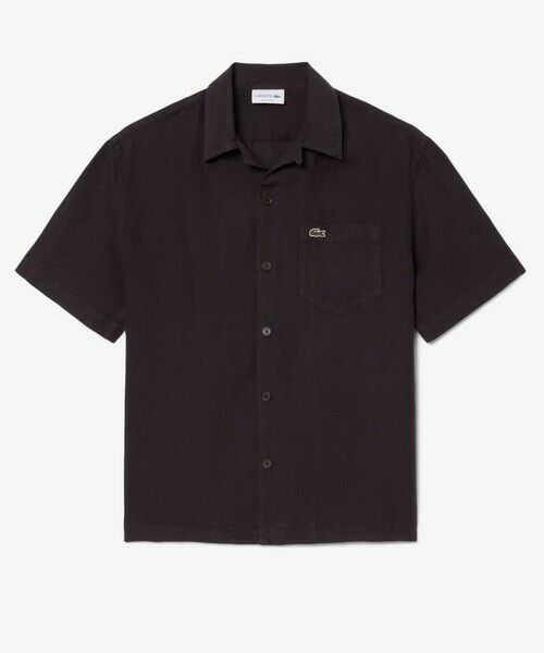LACOSTE / ラコステ シャツ・ブラウス | リネンオープンカラーシャツ | 詳細9