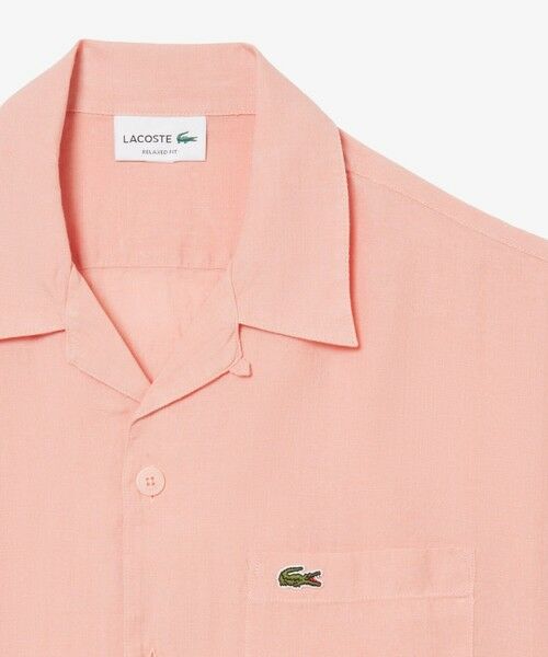 LACOSTE / ラコステ シャツ・ブラウス | リネンオープンカラーシャツ | 詳細14