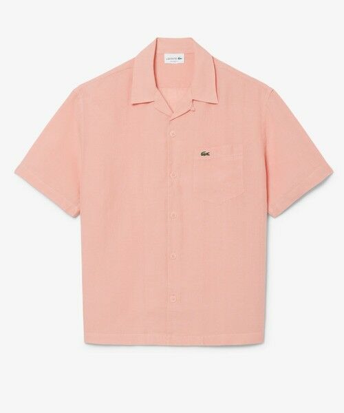 LACOSTE / ラコステ シャツ・ブラウス | オーバーサイズ リネンオープンカラーシャツ | 詳細18