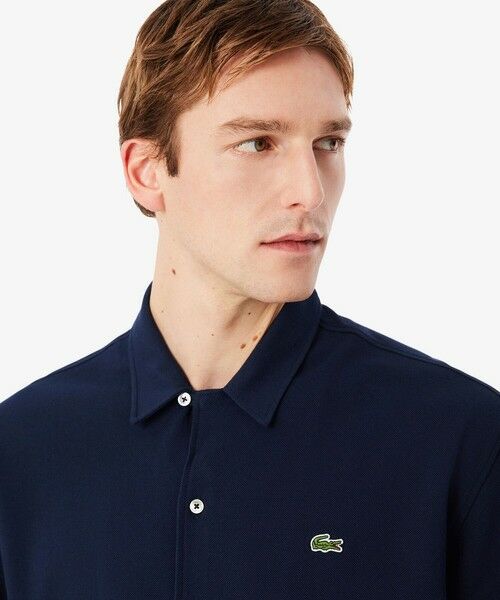 LACOSTE / ラコステ シャツ・ブラウス | 鹿の子地オープンカラーシャツ | 詳細10