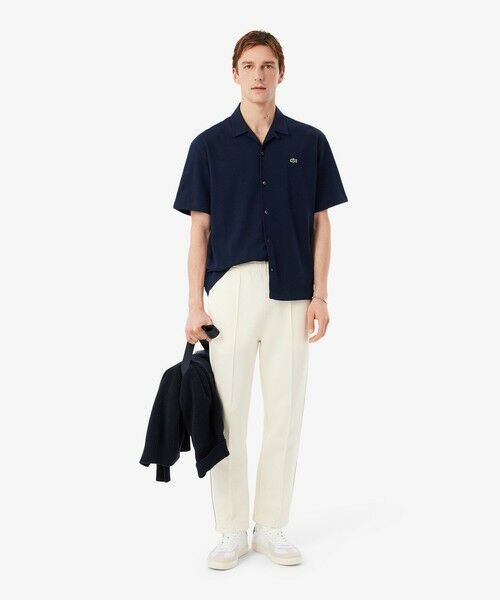 LACOSTE / ラコステ シャツ・ブラウス | 鹿の子地オープンカラーシャツ | 詳細14