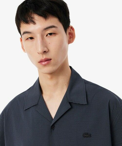 LACOSTE / ラコステ シャツ・ブラウス | シアサッカーオープンカラーシャツ | 詳細2