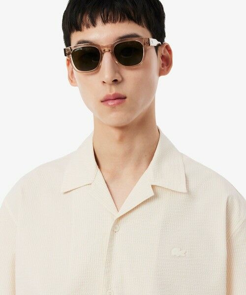 LACOSTE / ラコステ シャツ・ブラウス | シアサッカーオープンカラーシャツ | 詳細10