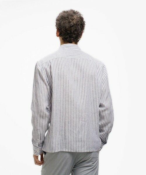 LACOSTE / ラコステ シャツ・ブラウス | リネンストライプシャツ | 詳細3