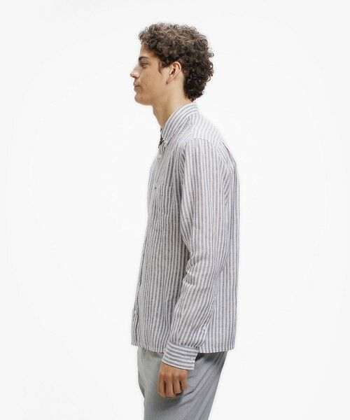 LACOSTE / ラコステ シャツ・ブラウス | リネンストライプシャツ | 詳細5