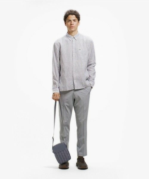 LACOSTE / ラコステ シャツ・ブラウス | リネンストライプシャツ | 詳細6