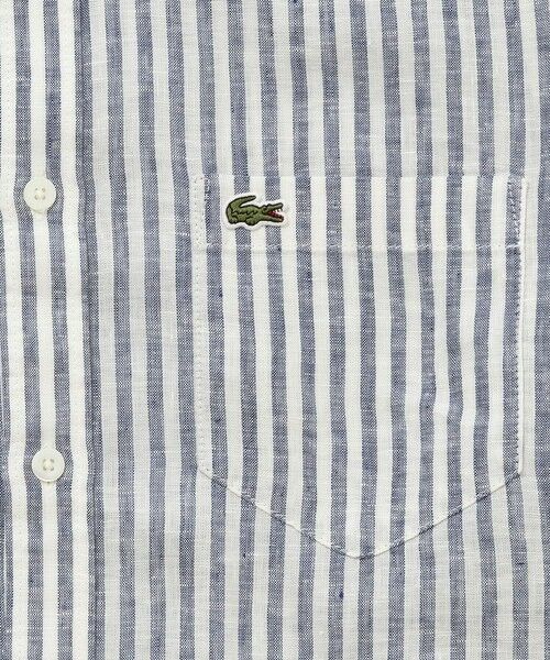 LACOSTE / ラコステ シャツ・ブラウス | リネンストライプシャツ | 詳細8