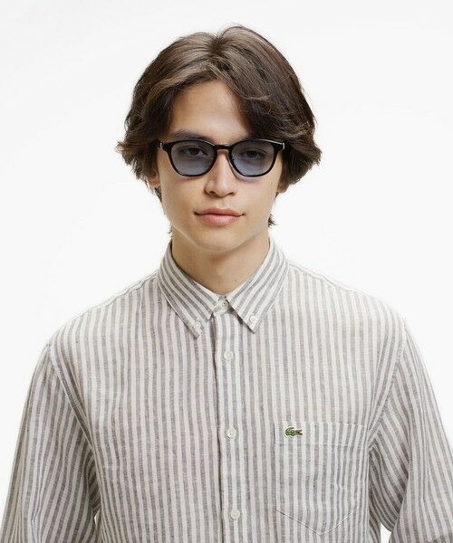 LACOSTE / ラコステ シャツ・ブラウス | リネンストライプシャツ | 詳細12
