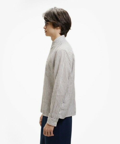 LACOSTE / ラコステ シャツ・ブラウス | リネンストライプシャツ | 詳細14